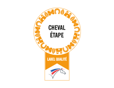 label étape cheval