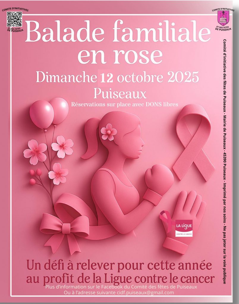 Balade Familiale en Rose 2025 – Puiseaux & Échilleuses